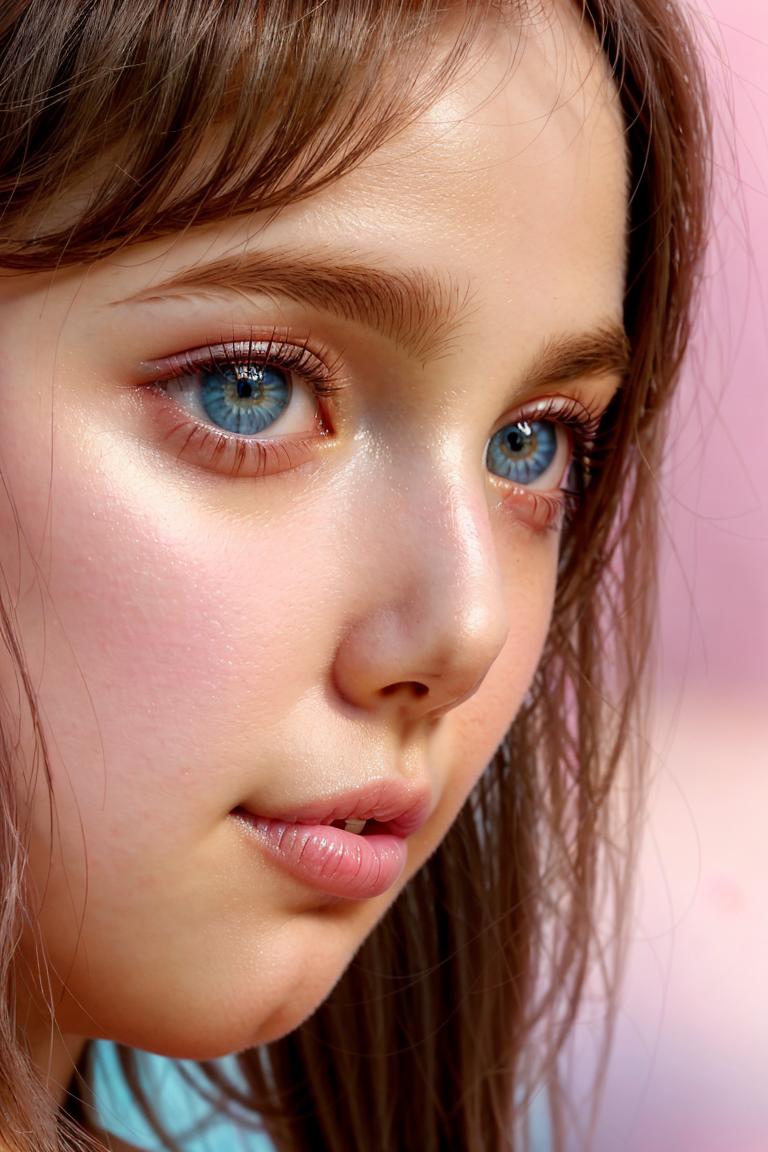 delicate tone emotional face