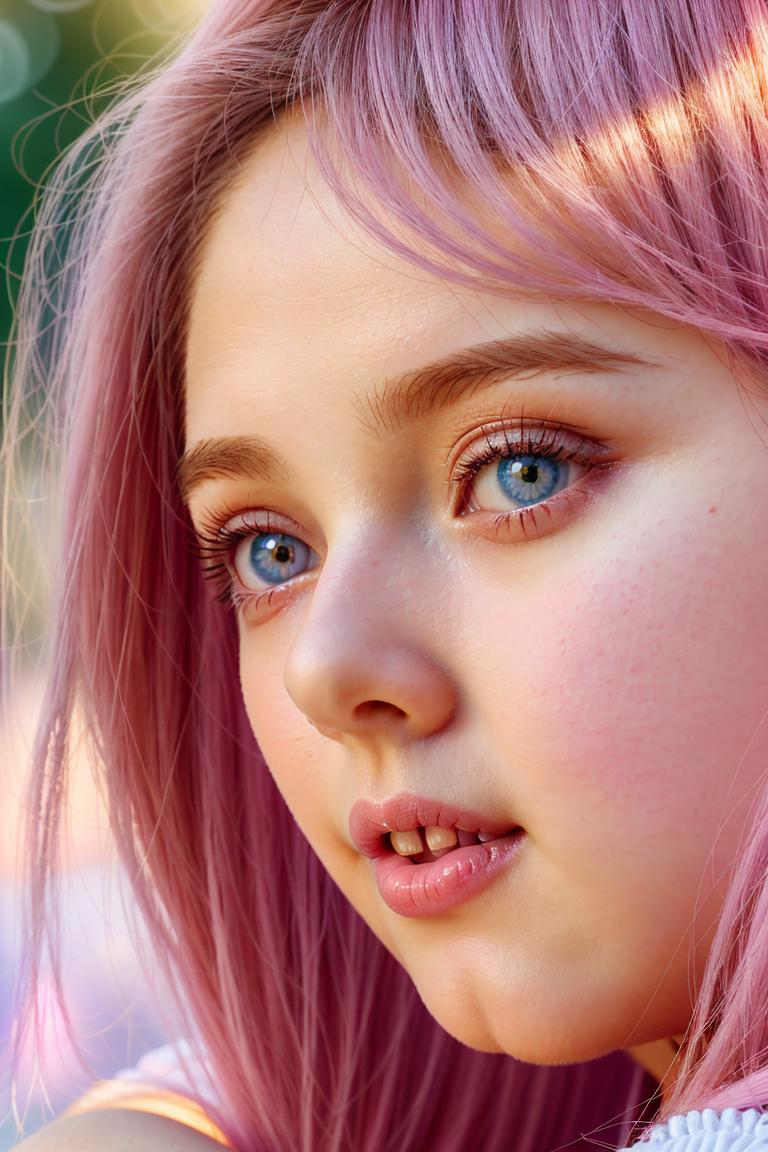 subtle beauty close up