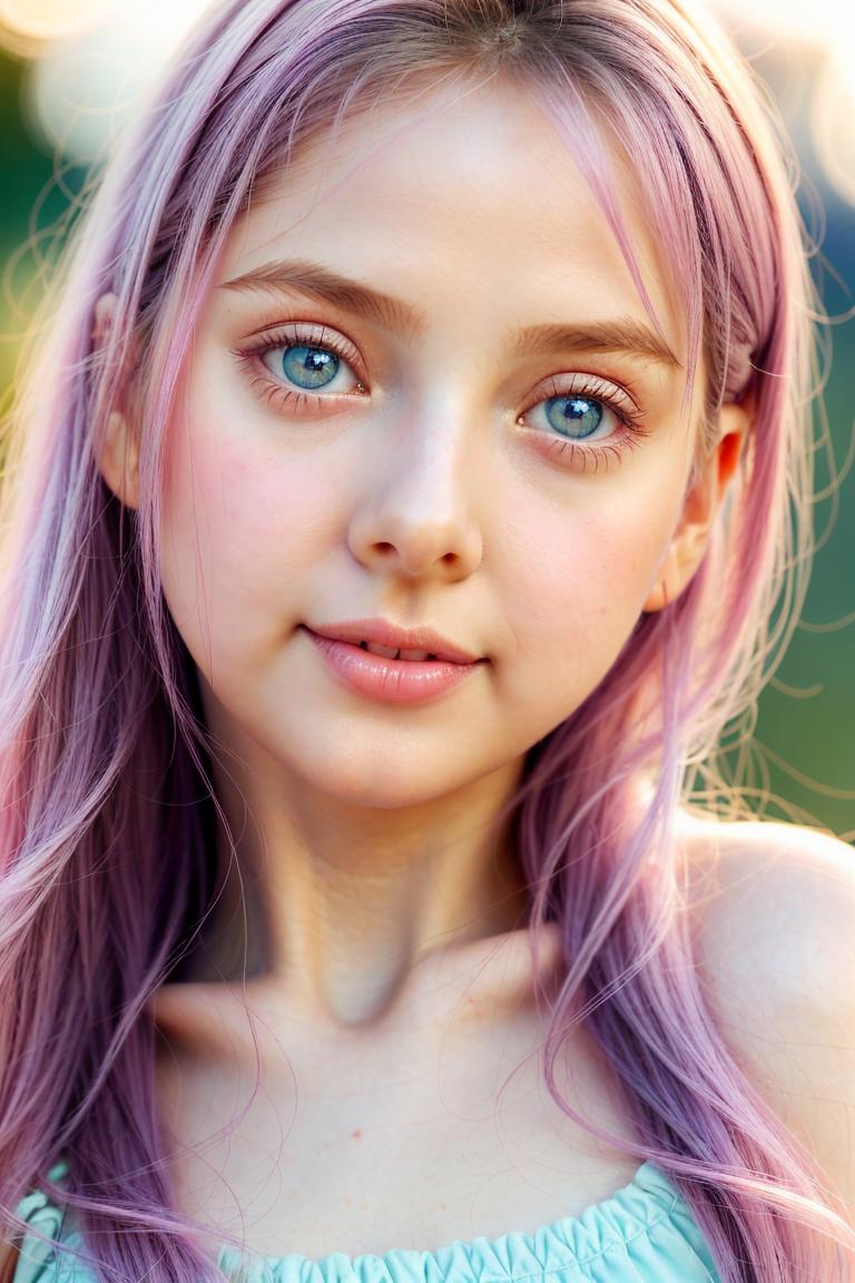 pastel tone soft woman shoot